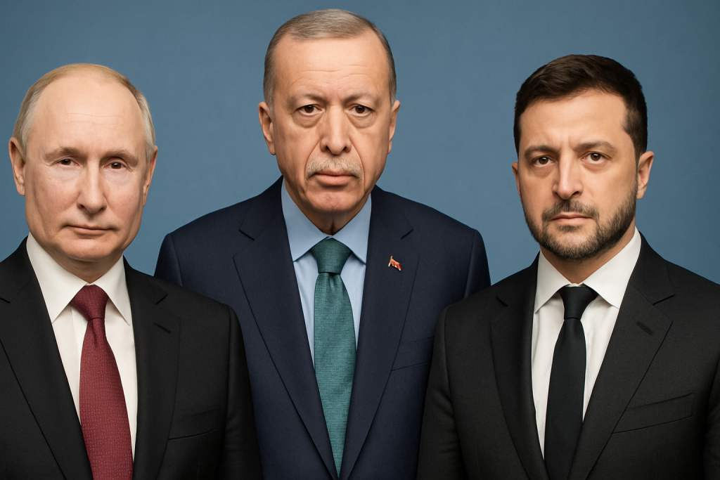 Президенты России, Турции, Украины