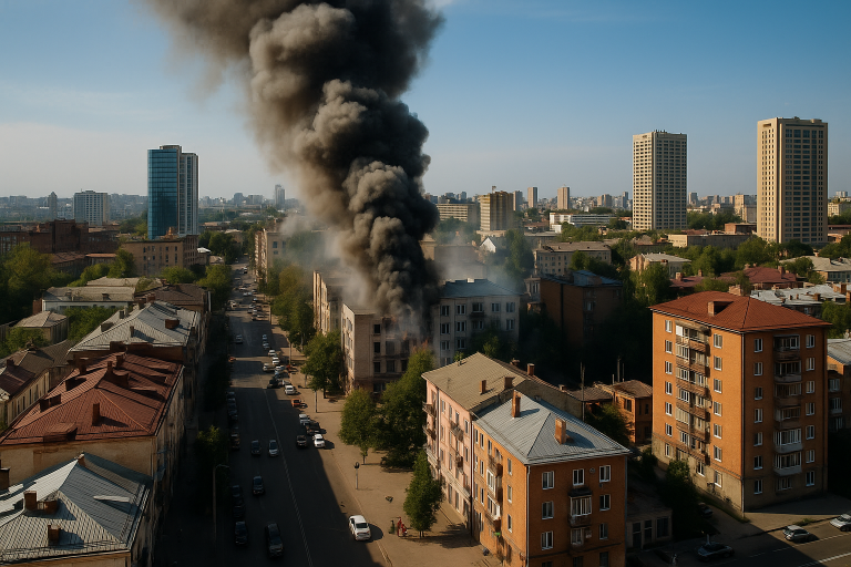 Взрыв в центре Ростова-на-Дону
