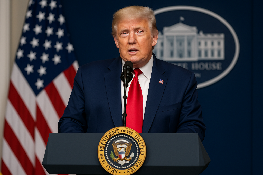Пресс-конференция Дональда Трампа