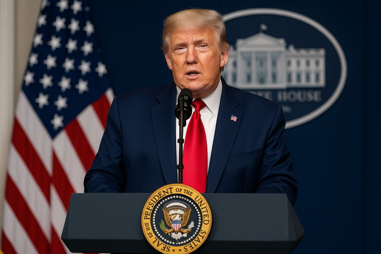 Пресс-конференция Дональда Трампа