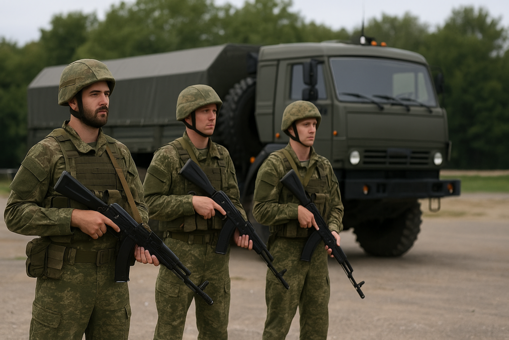 Работа военных
